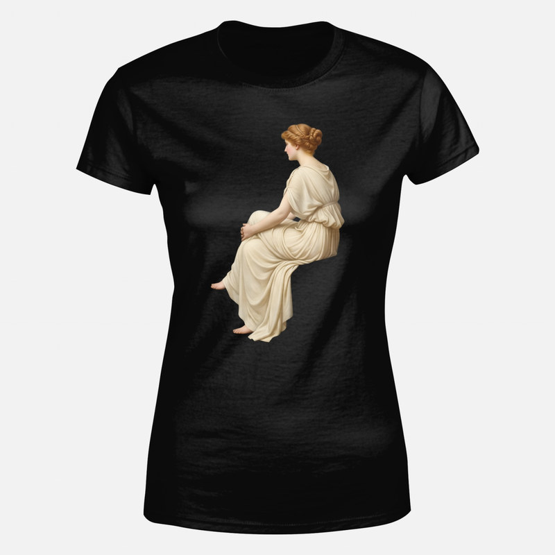T-shirts: Sitzende Frau im griechischen Gewand