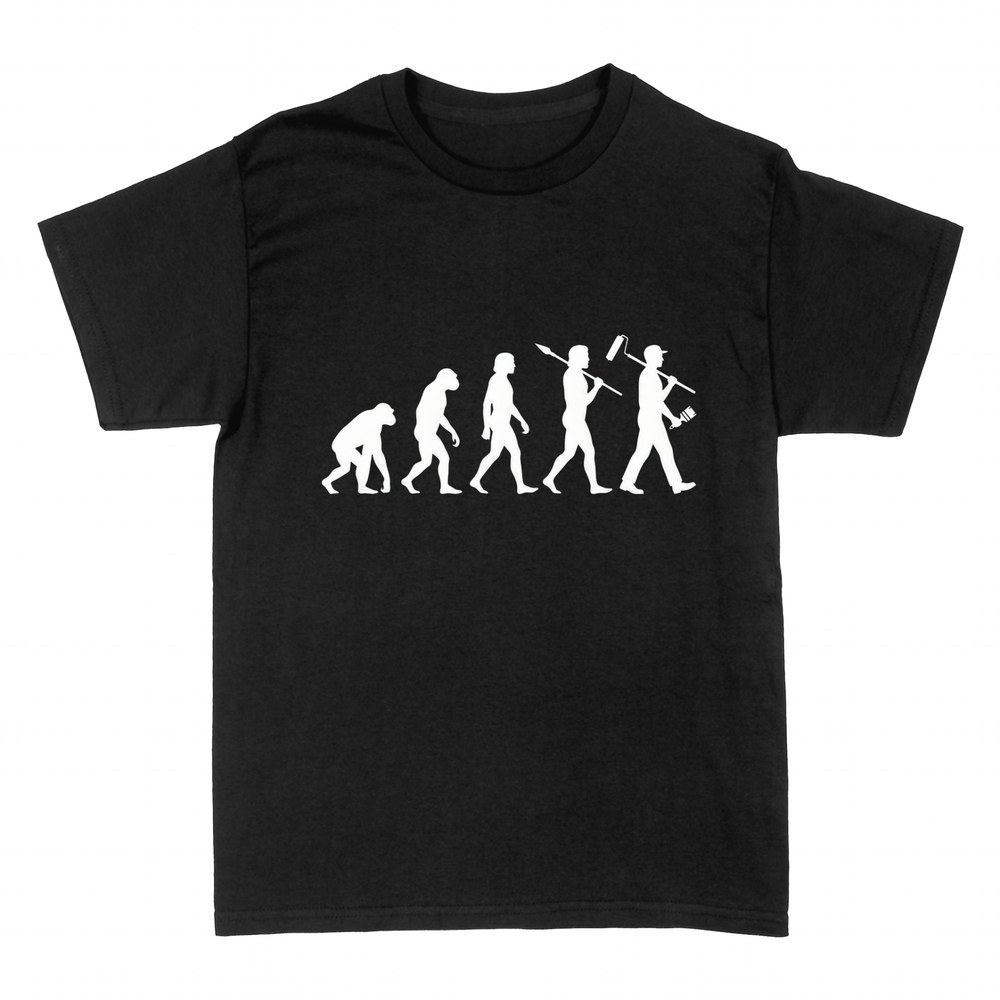 T-shirts: Evolution des Malers mit Rolle