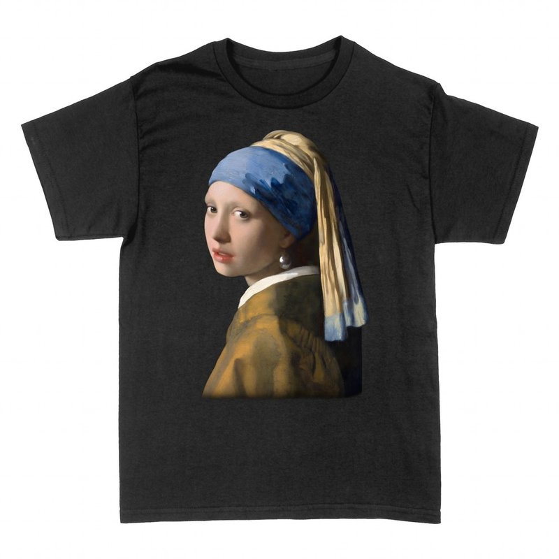 T-shirts: Vermeer M&auml;dchen mit dem Perlenohrring