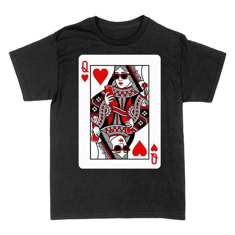 T-shirts: Herzk&ouml;nigin mit Sonnenbrille und Handy