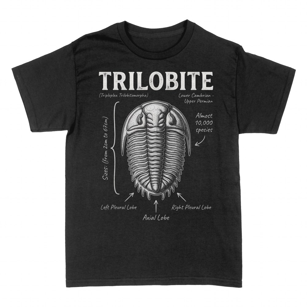 T-shirts: Anatomisches Diagramm des Trilobiten