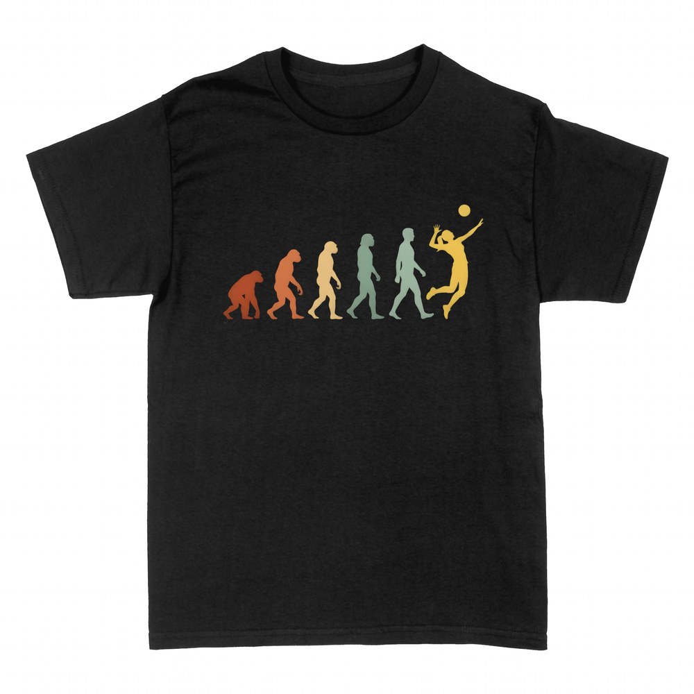 T-shirts: Evolution Volleyballspielerin