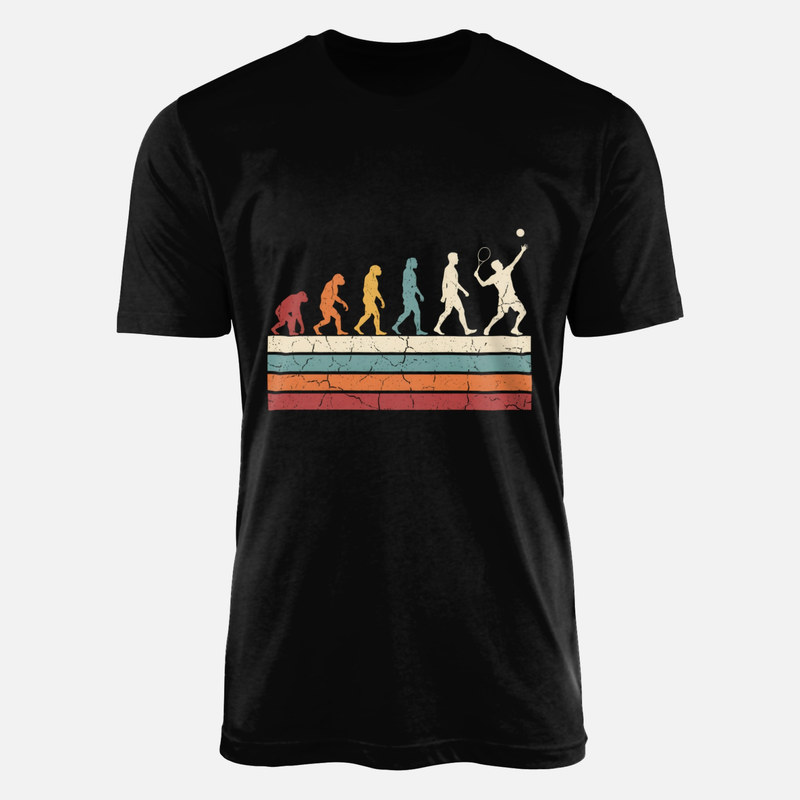 T-shirts: Evolution des Tennisspielers Retro