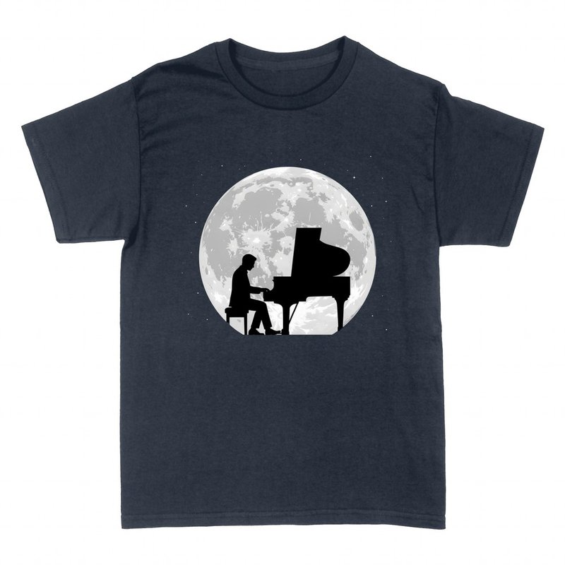 T-shirts: Pianist im Mondlicht