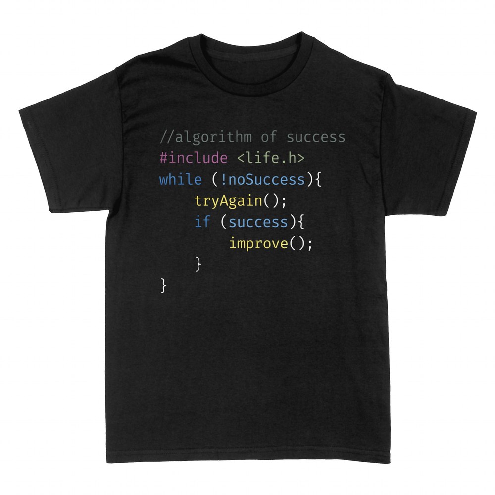 T-shirts: Algorithmus des Erfolgs als Code