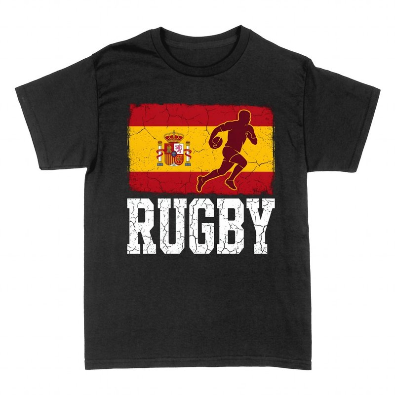 T-shirts: Rugby Spanien mit Spieler