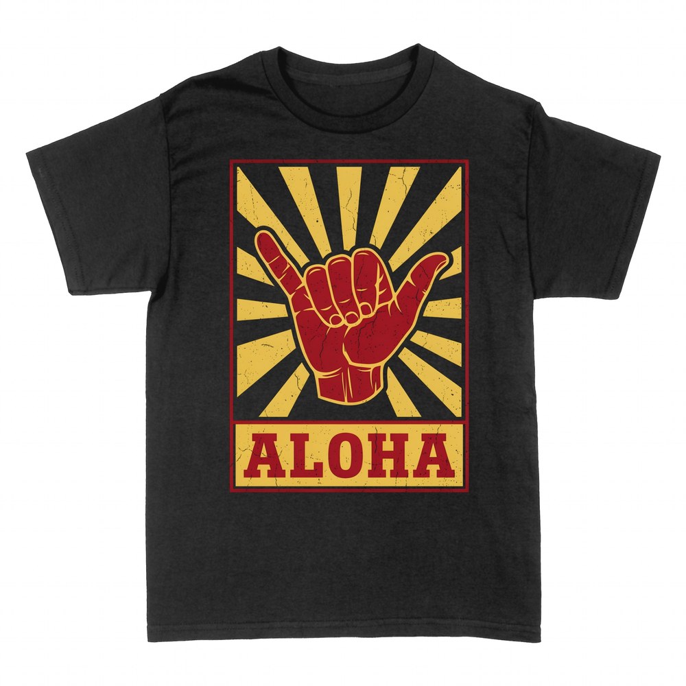 T-shirts: Aloha Shaka Surfgru&szlig;
