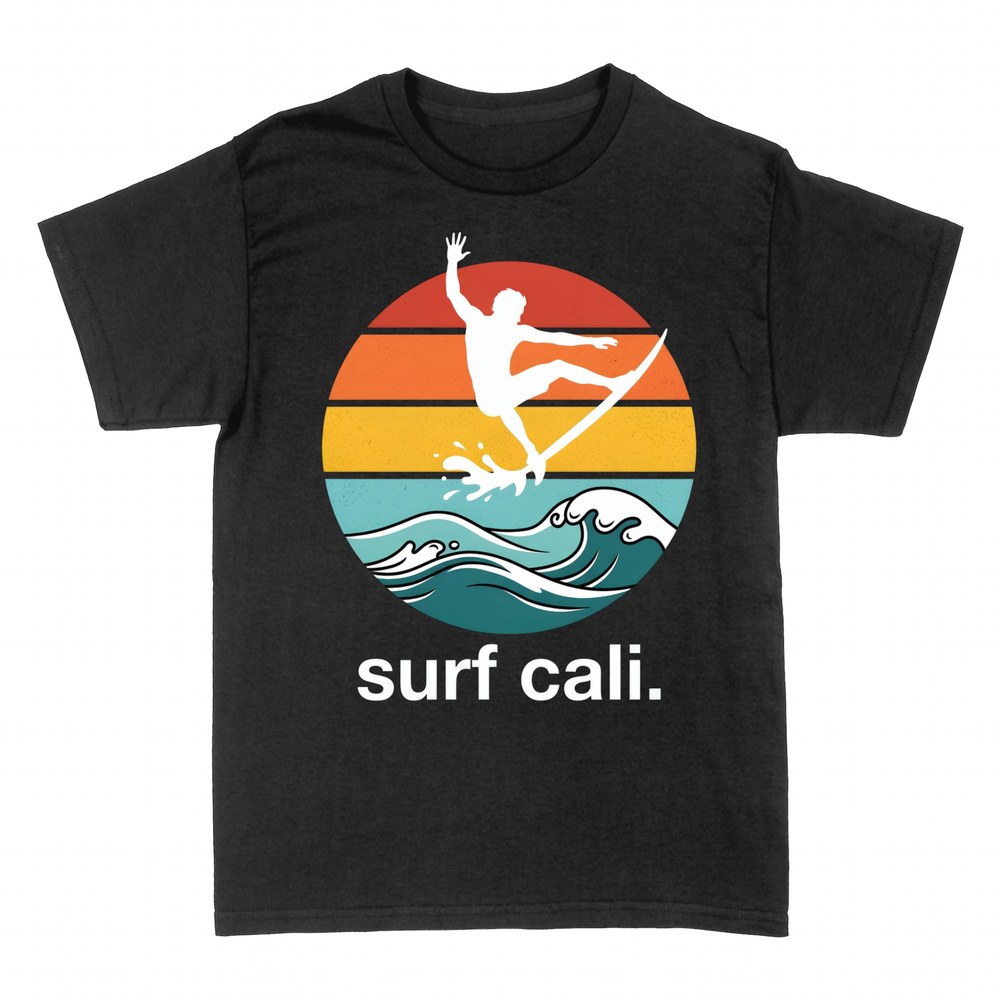 T-shirts: Retro Surfer Kalifornien Welle 