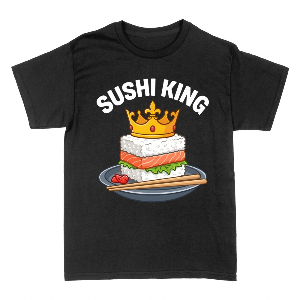 T-shirts: Gekr&ouml;ntes Sushi mit K&ouml;nigskrone