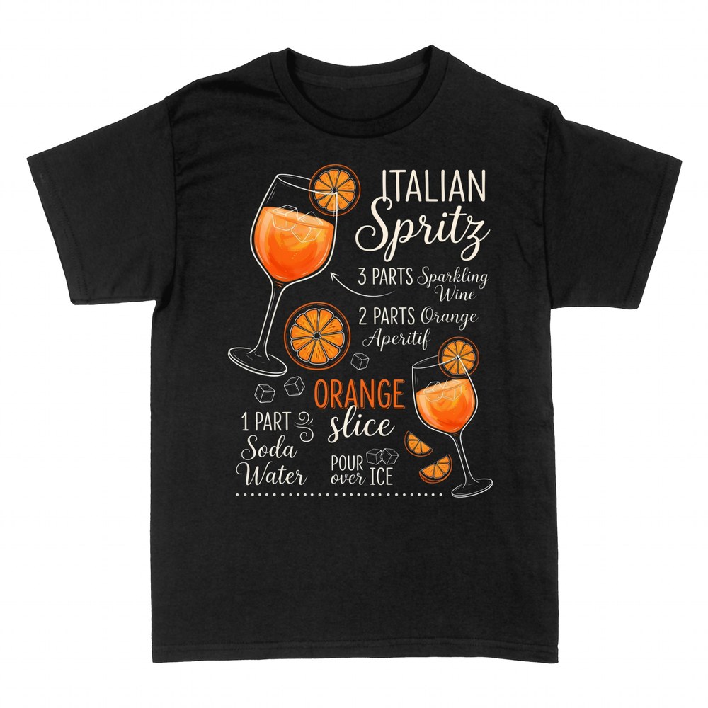 T-shirts: Italian Spritz Cocktailrezept mit Orange