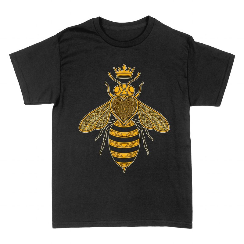 T-shirts: Herz mit Bienenk&ouml;nigin-Krone