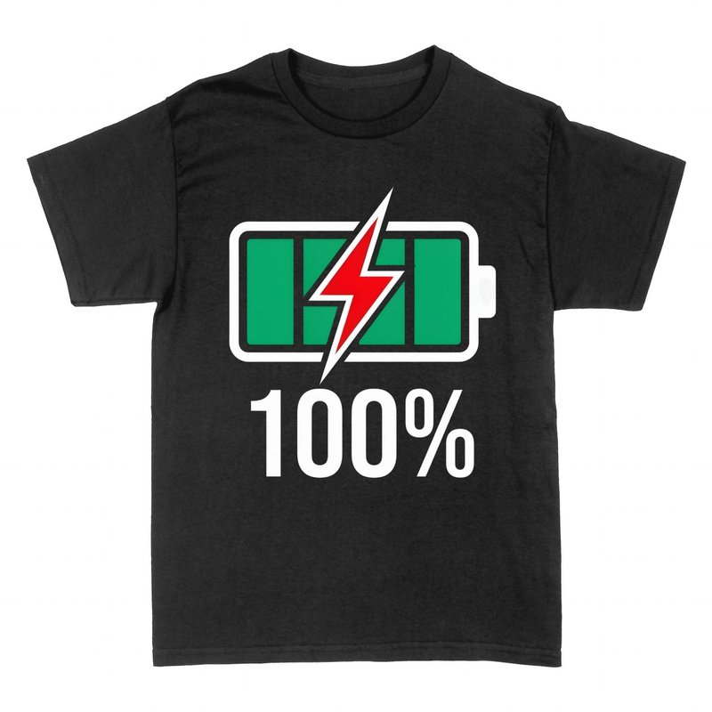 T-shirts: 100% Energie Gym Batterie
