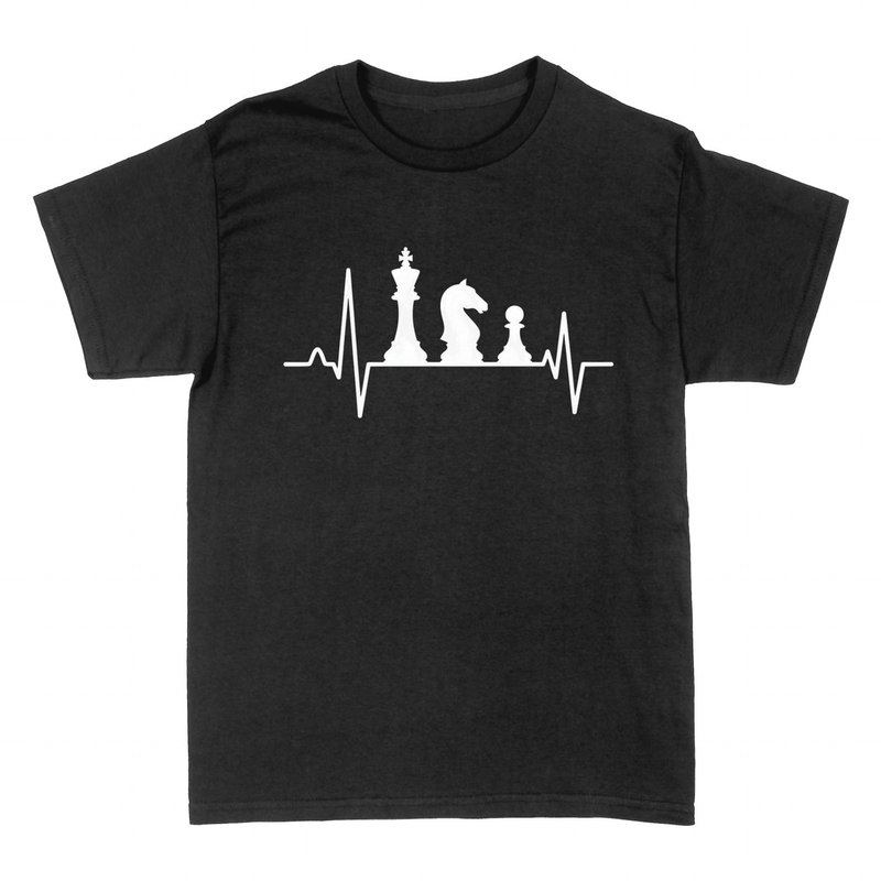 T-shirts: Schach Herzschlag K&ouml;nig Springer Bauer