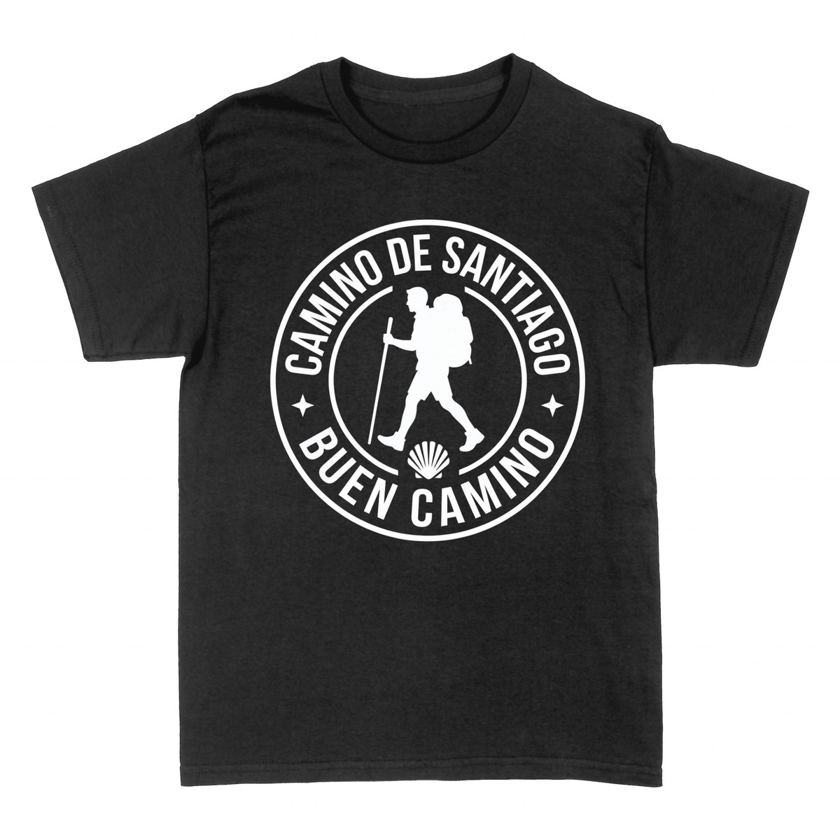 T-shirts: Buen Camino - Pilger Stempel