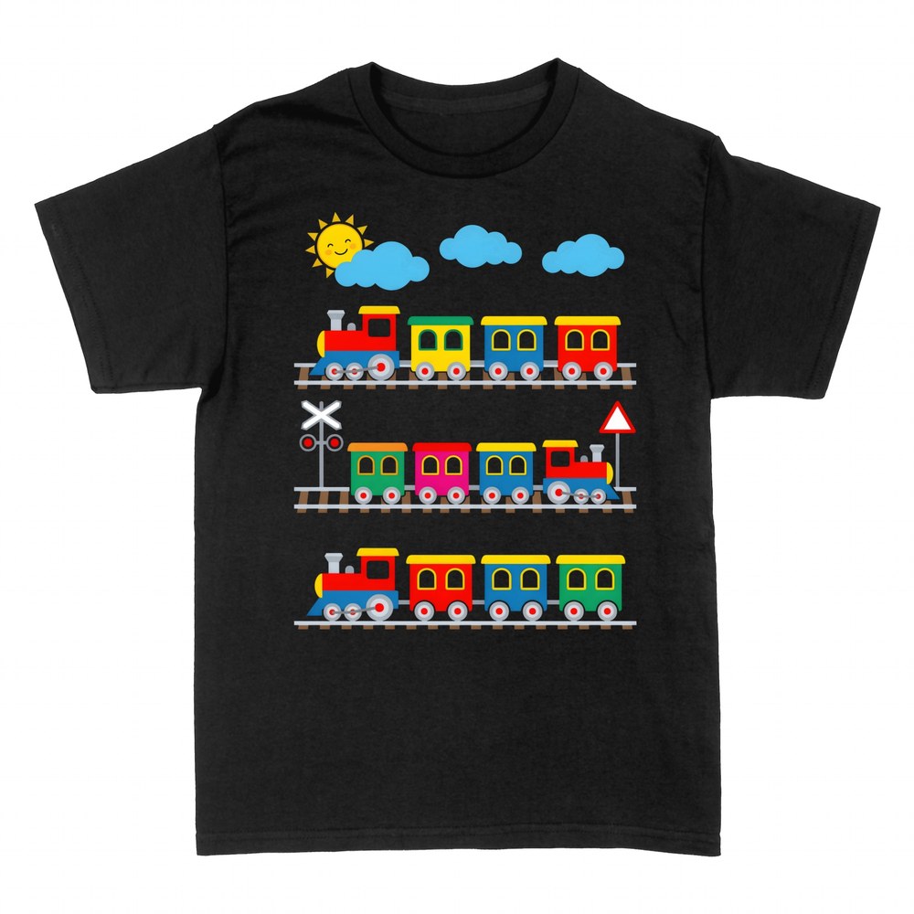 T-shirts: Bunter Spielzeugzug Lokf&uuml;hrer