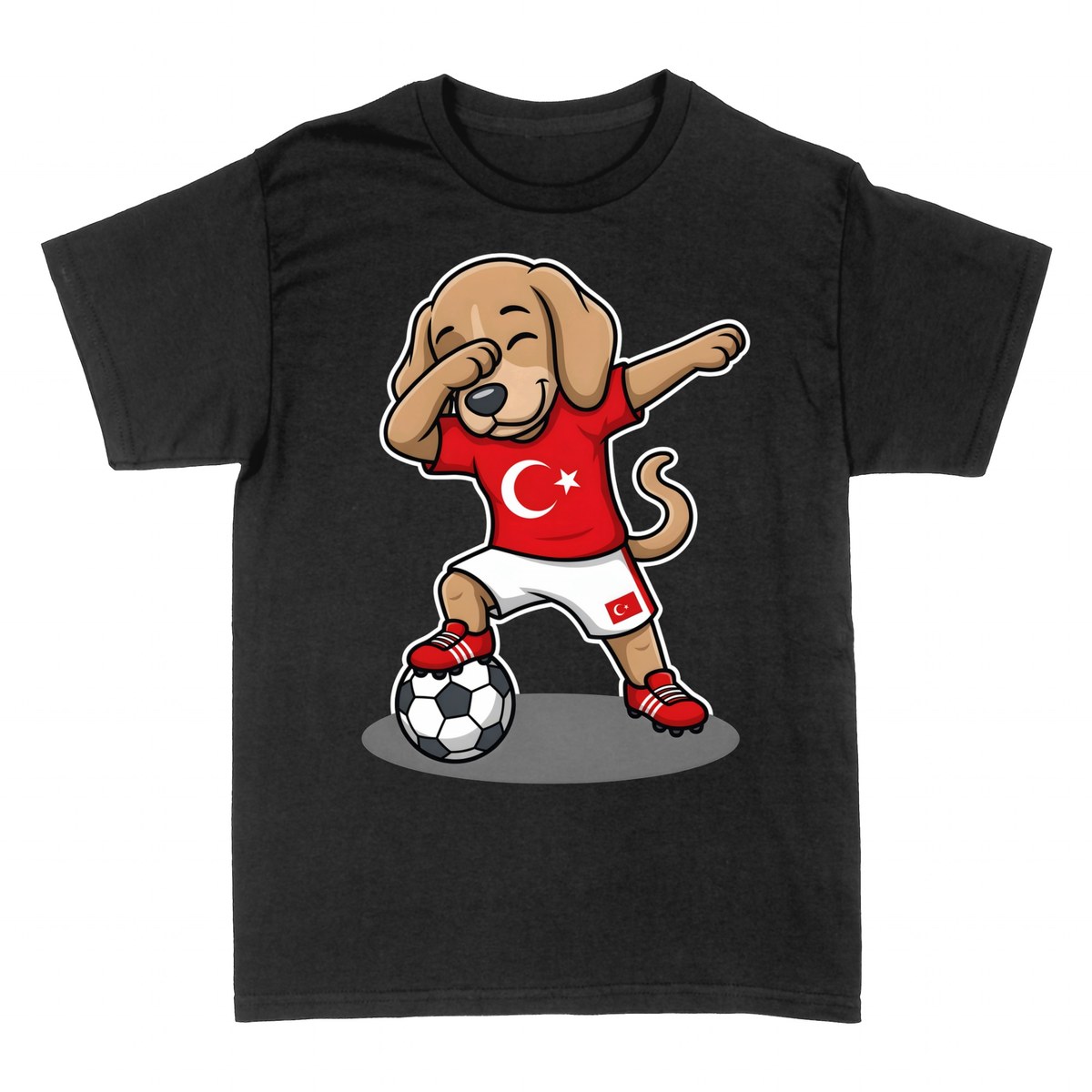 T-shirts: T&uuml;rkei Fu&szlig;ball Dab Hund