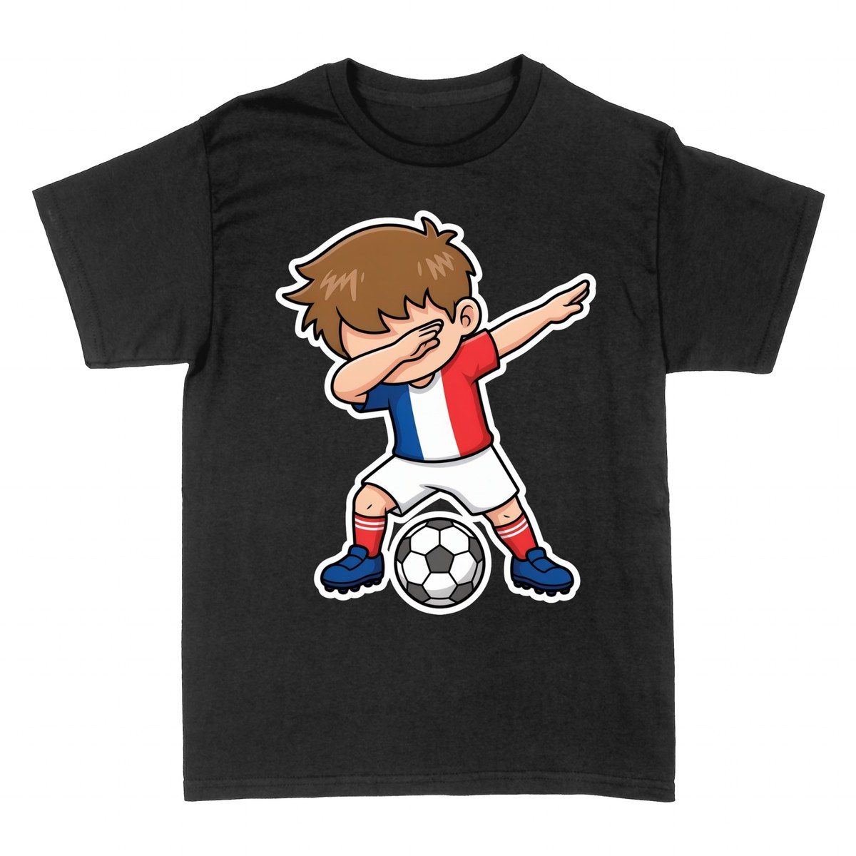 T-shirts: Frankreich Fu&szlig;ball Kind Dab Jubel