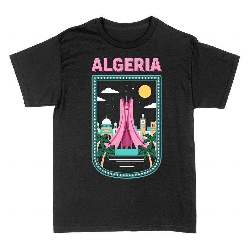 T-shirts: Reiseposter Algerien
