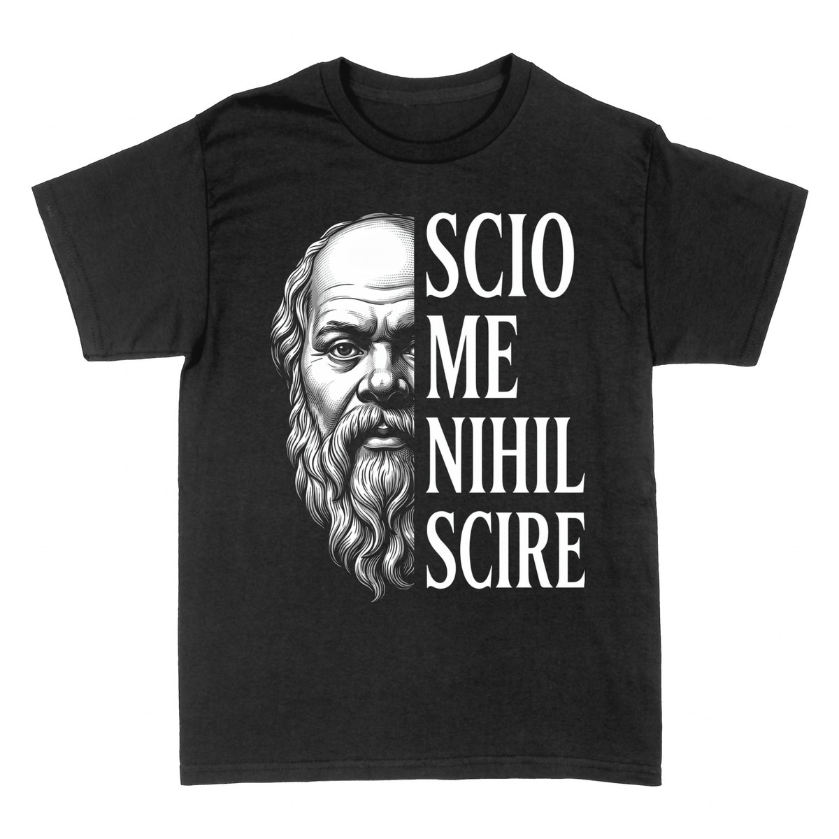 T-shirts: Scio Me Nihil Scire &mdash; Sokrates