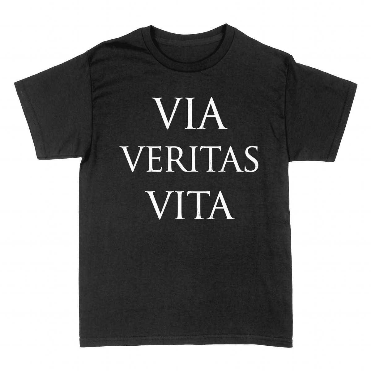 T-shirts: Via Veritas Vita &mdash; Klassisches Latein