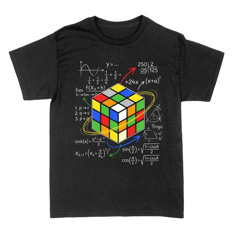 T-shirts: Zauberw&uuml;rfel mit Matheformeln