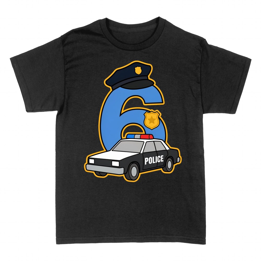 T-shirts: Polizist 6. Geburtstag