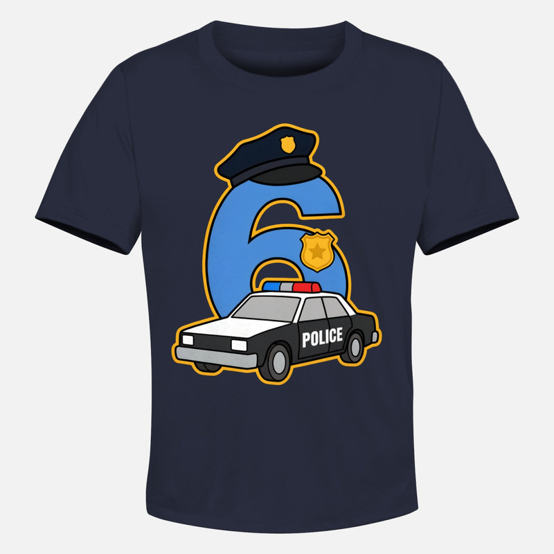 T-shirts: Polizist 6. Geburtstag