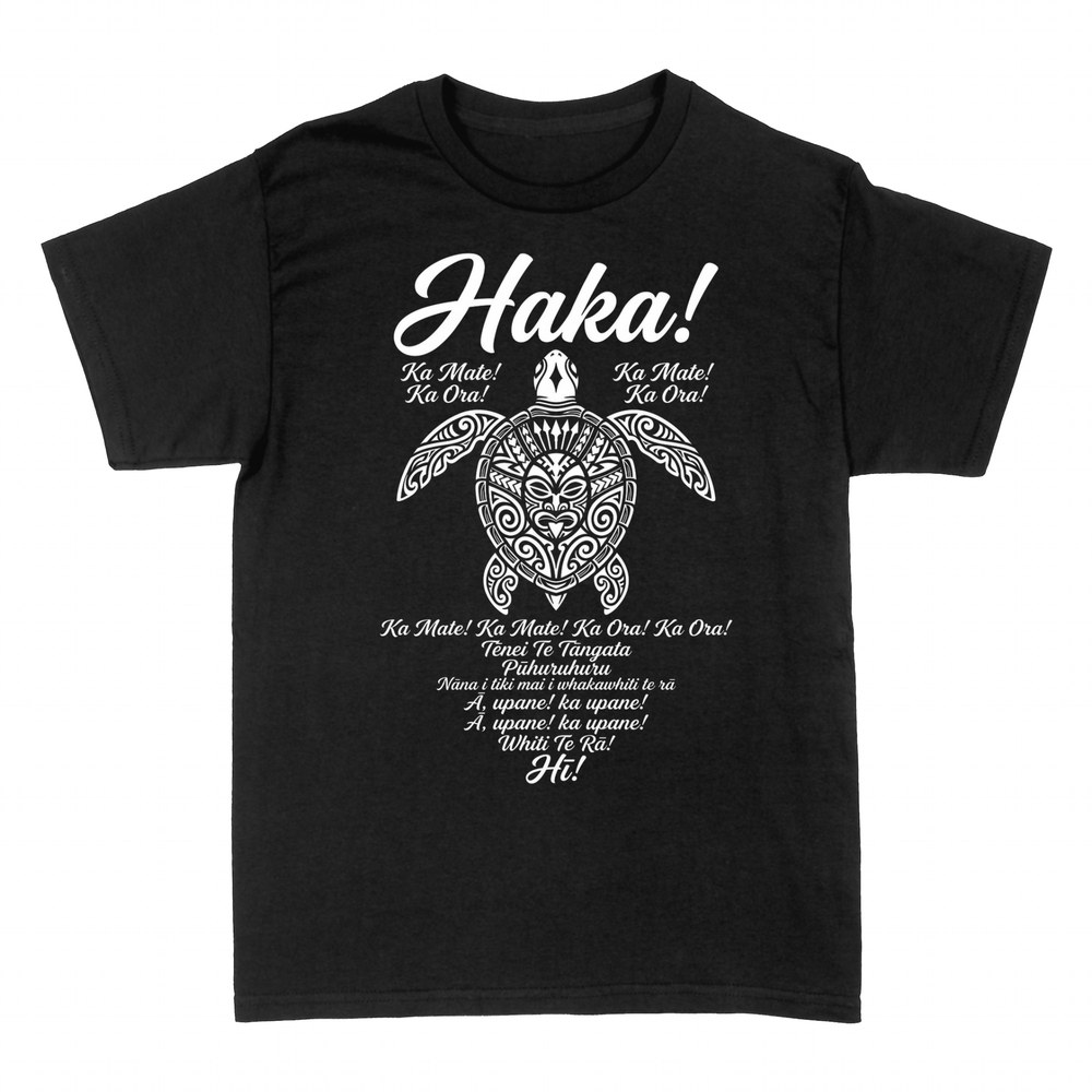 T-shirts: Maori Haka Schildkr&ouml;te mit Ka Mate