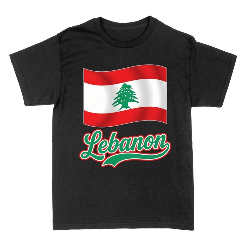 T-shirts: Libanon Flagge