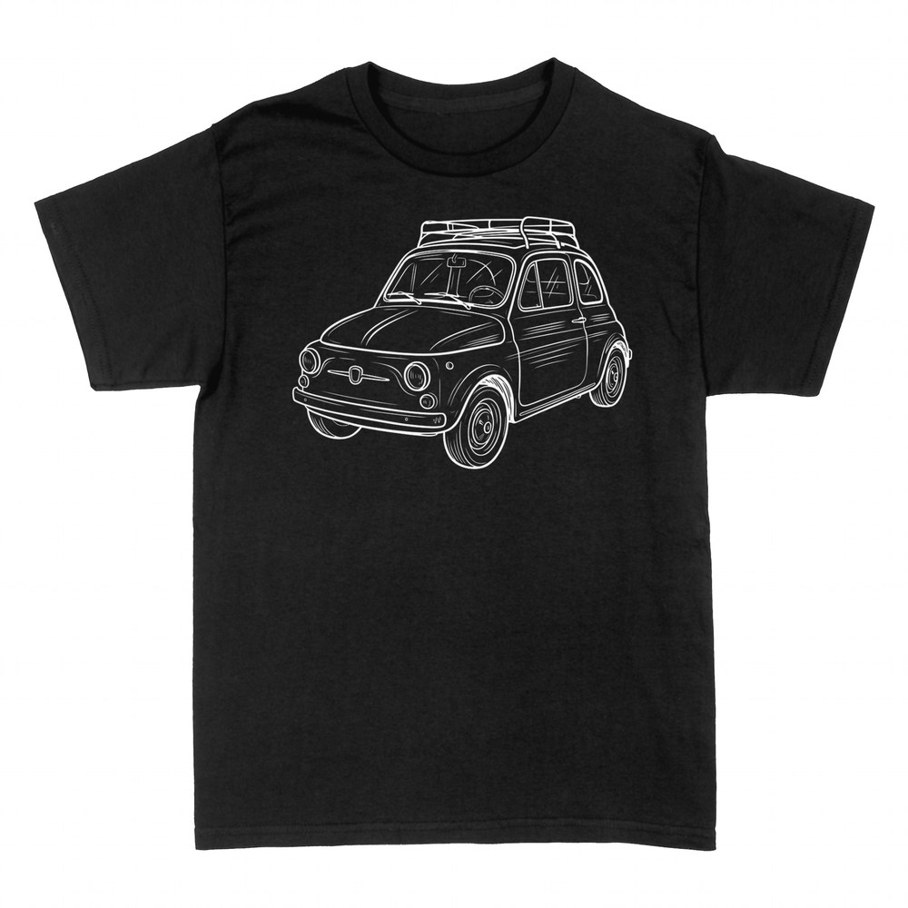 T-shirts: Klassischer Vintage Fiat 500