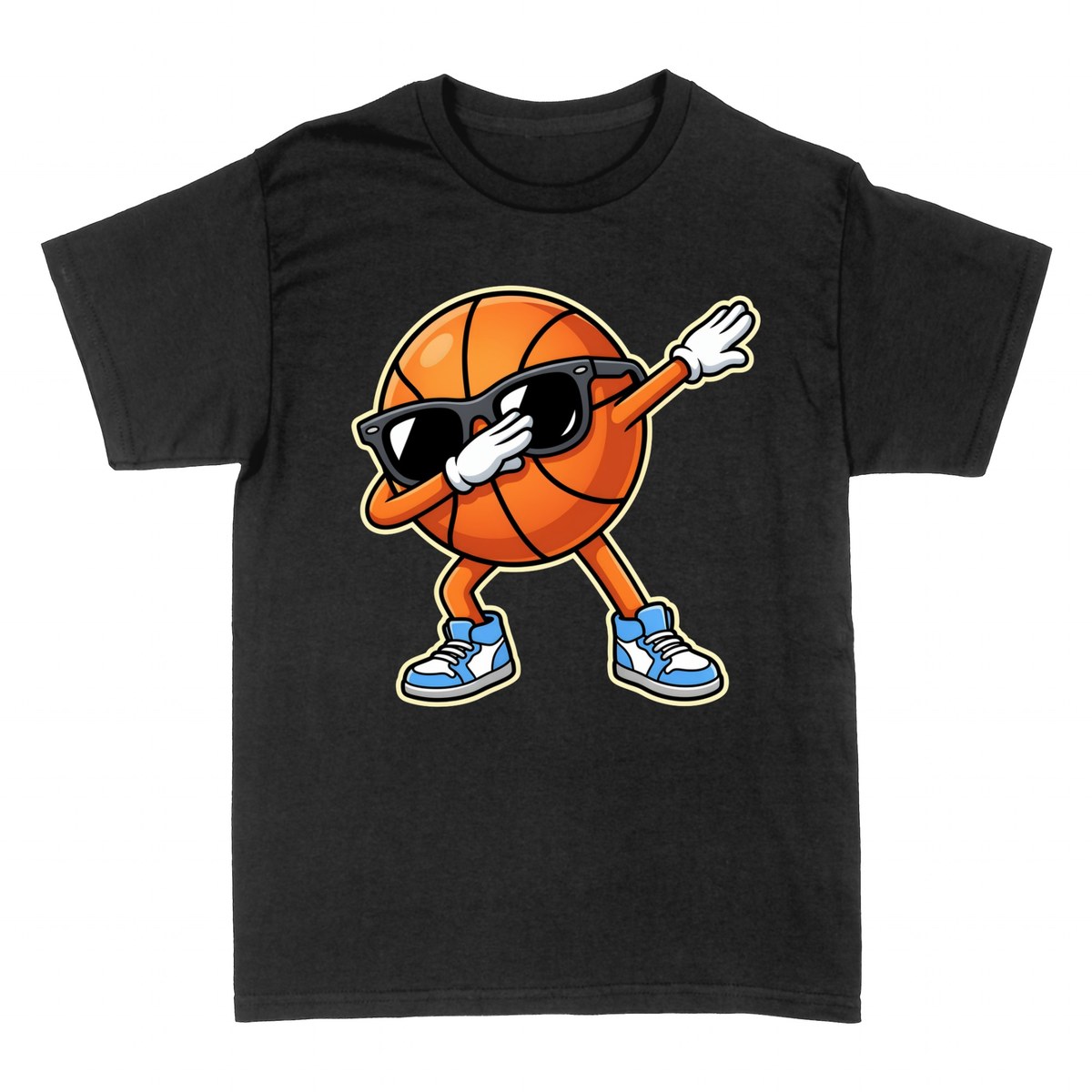 T-shirts: Dabbender Basketball mit Sonnenbrille