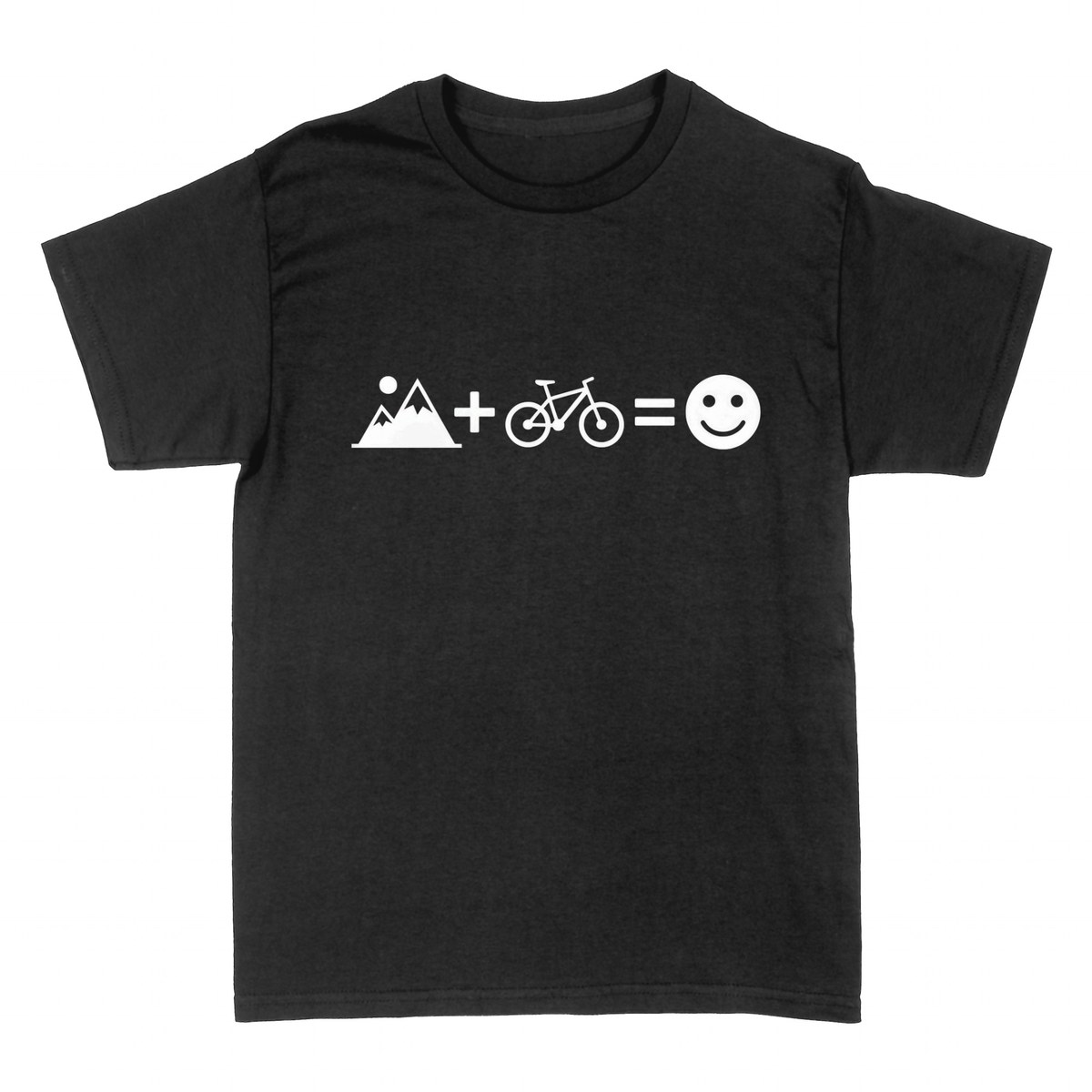 T-shirts: Berg + Fahrrad = Gl&uuml;ck