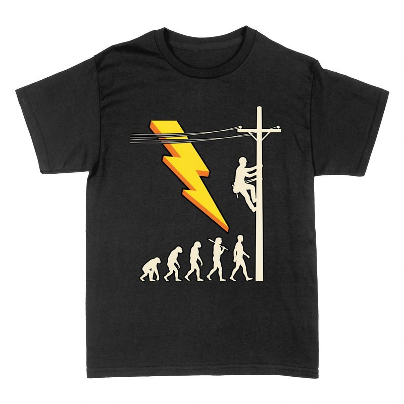 T-shirts: Evolution des Elektrikers