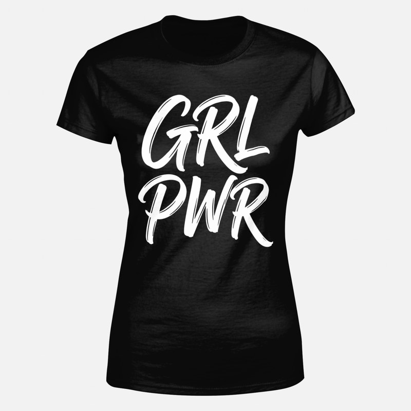 T-shirts: GRL PWR - Weibliche St&auml;rke