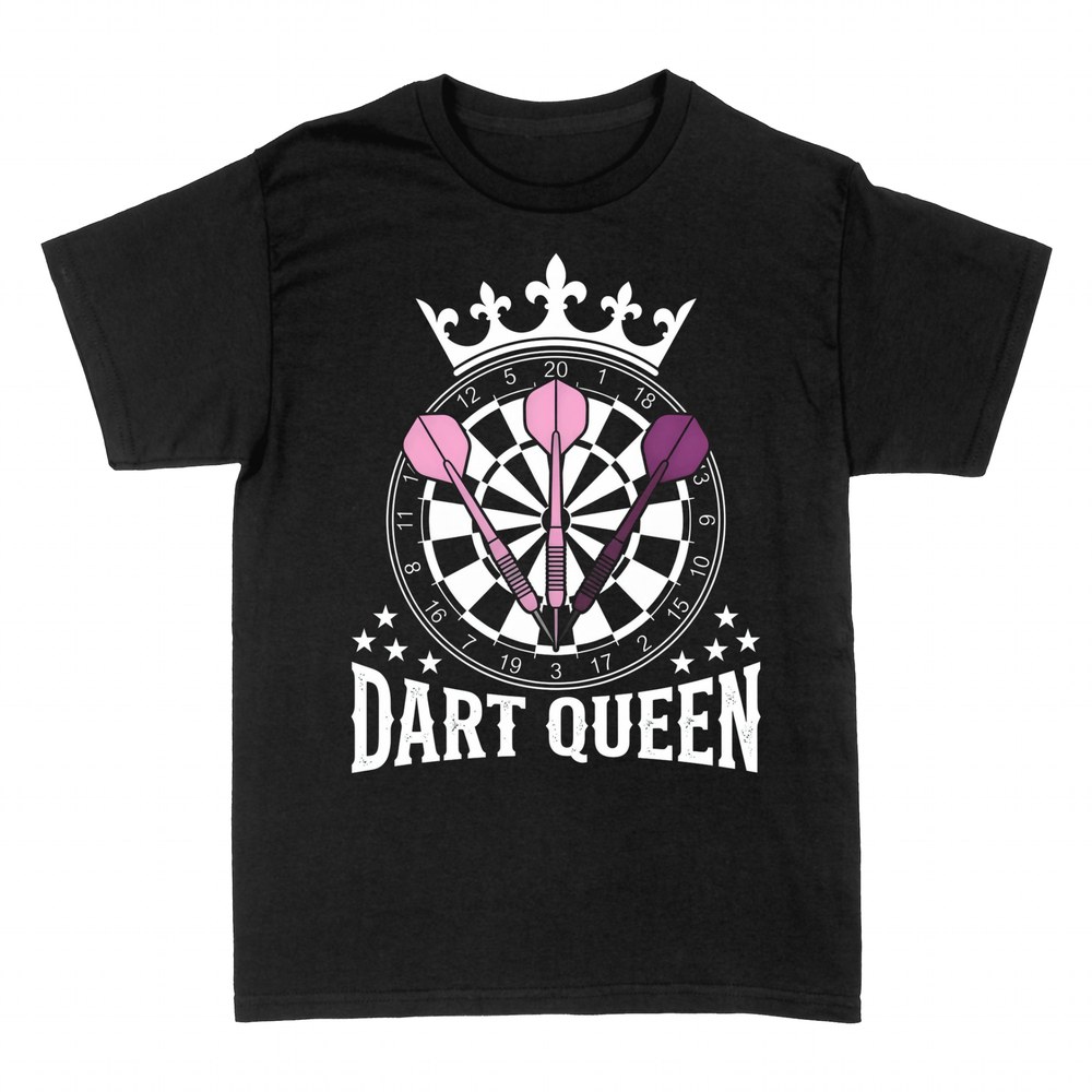 T-shirts: Dart Queen - K&ouml;nigin am Oche