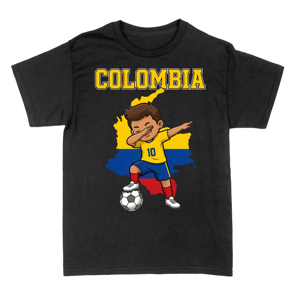 T-shirts: Kolumbien Dab Fu&szlig;ball Kind