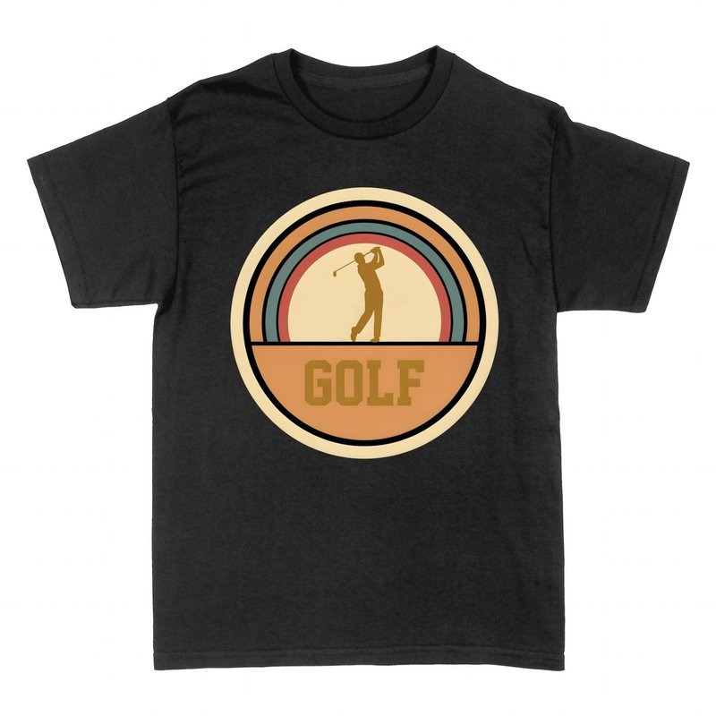 T-shirts: Retro Vintage Golf Badge