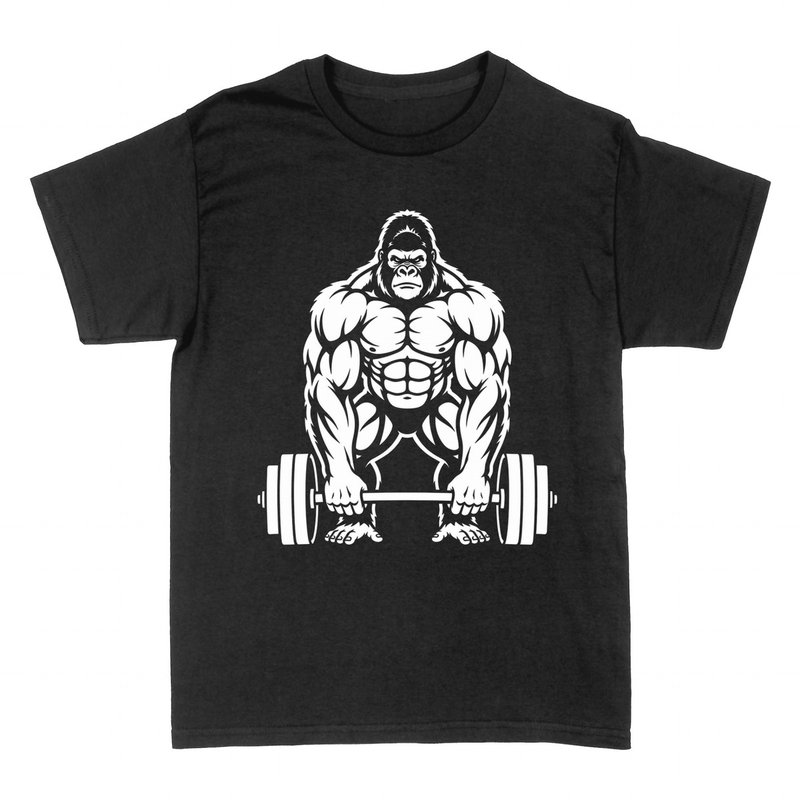 T-shirts: Gorilla Kreuzheben Gym