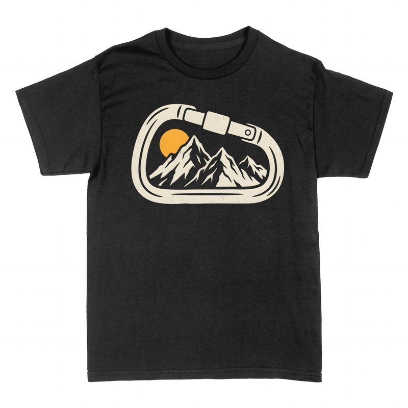 T-shirts: Karabiner Berge Klettern