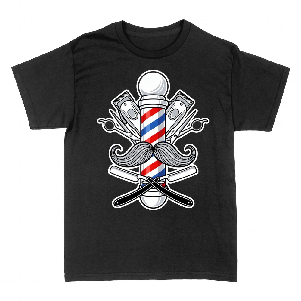 T-shirts: Klassisches Friseur-Barbershop-Icon