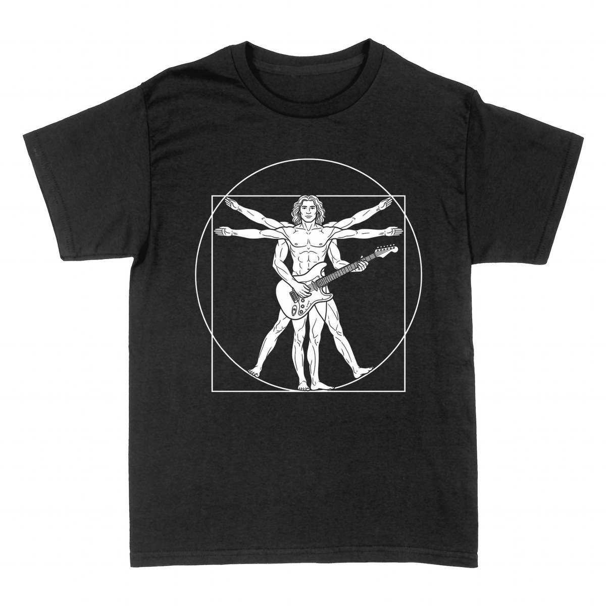 T-shirts: Vitruvianischer Rockgott