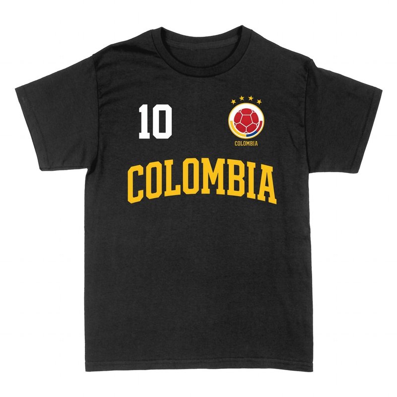 T-shirts: Kolumbien Nummer 10 Fu&szlig;ball