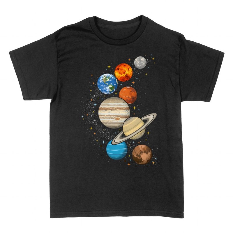 T-shirts: Sonnensystem &mdash; Die Planeten des Universums