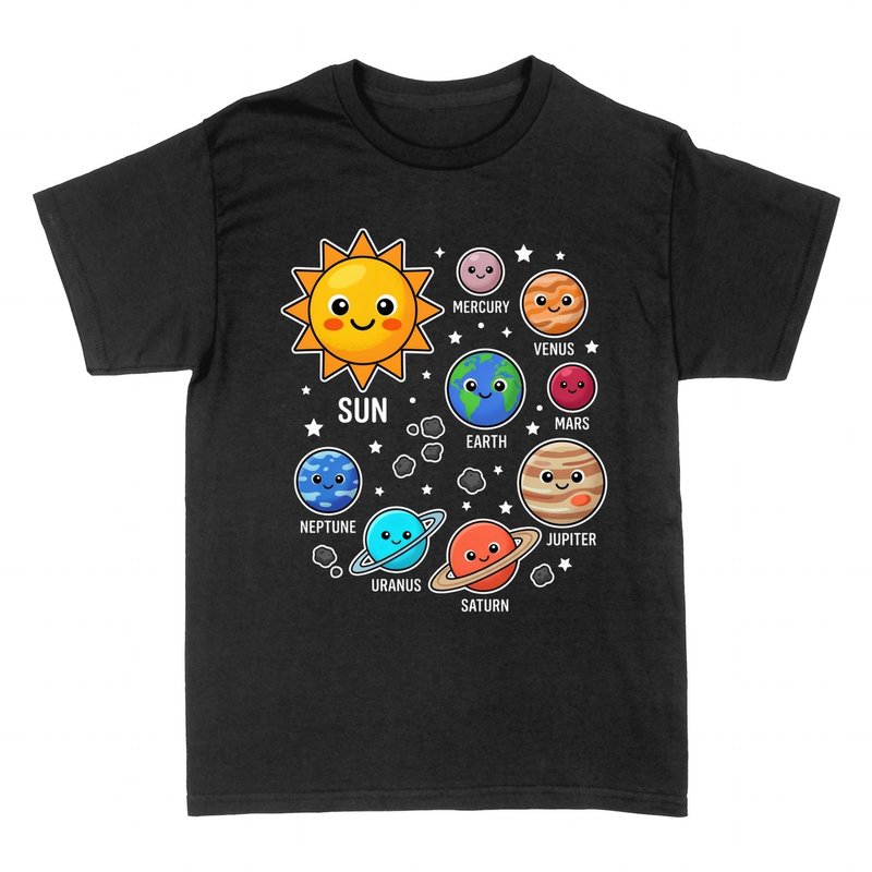 T-shirts: Kawaii Sonnensystem Planeten