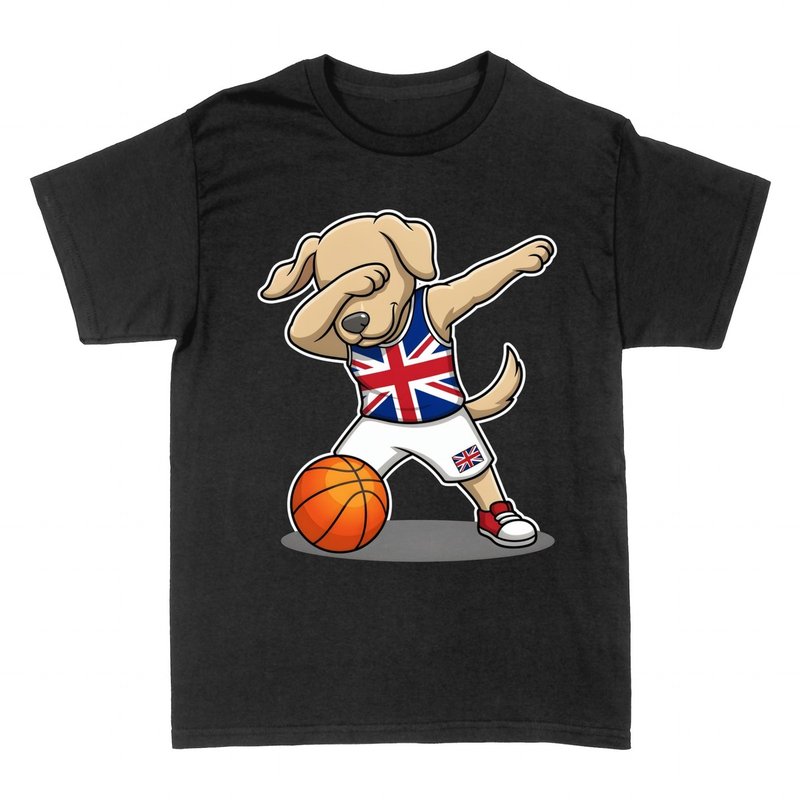 T-shirts: Dabbender Hund Basketball UK