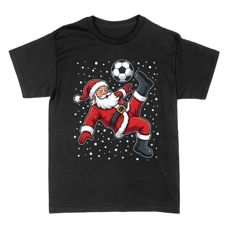 T-shirts: Weihnachtsmann Fu&szlig;baller