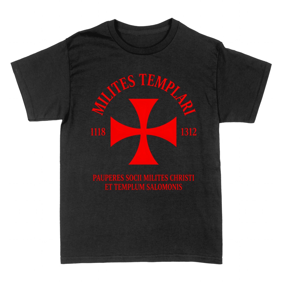 T-shirts: Milites Templari &mdash; Kreuz und Lateinischer.
