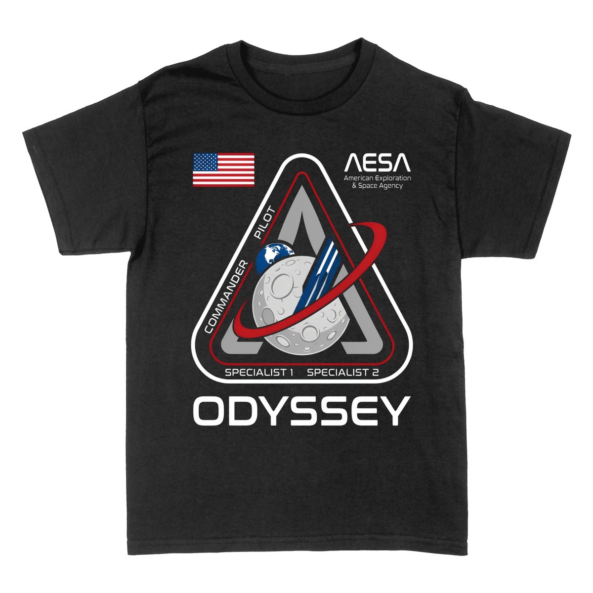 T-shirts: Odyssey Weltraummission Patch Erkundung