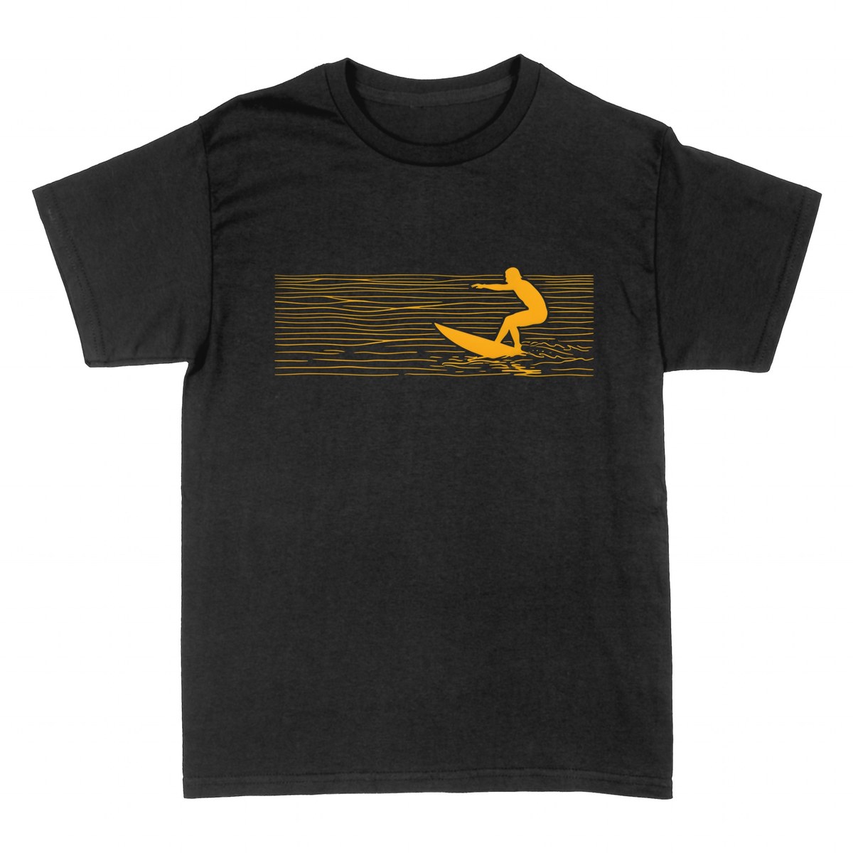 T-shirts: Surfer auf der perfekten Welle