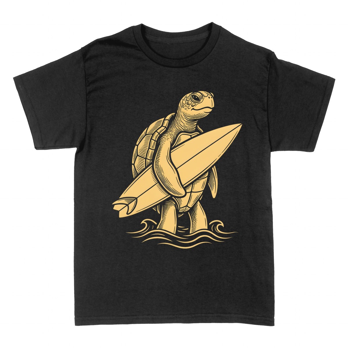 T-shirts: Surf-Schildkr&ouml;te &mdash; Seele des Ozeans